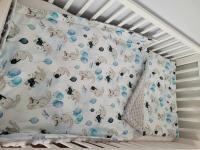 Handmade ágyneműszett kiságyba Magic Cream