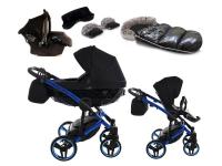 Junama Fluo Individual 5in1(+ Hordozó + Téli lábzsák + Kesztyű az árban) Himmel