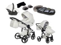 Junama Fluo Individual 5in1(+ Hordozó + Téli lábzsák + Kesztyű az árban) Silver