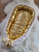 Handmade arany kiságy szett