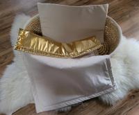 Handmade arany kiságy szett