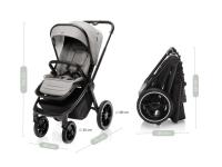 Zopa Move Cross 3 + XL 3 mózeskosár + Adapterek + Zopa XM Plus i-Size hordozó + Isofix bázistalp