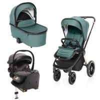 Zopa Move Cross 3 + XL 3 mózeskosár + Adapterek + Zopa XM Plus i-Size hordozó + Isofix bázistalp