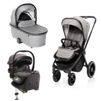 Zopa Move Cross 3 + XL 3 mózeskosár + Adapterek + Zopa XM Plus i-Size hordozó + Isofix bázistalp