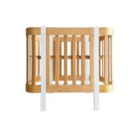 Nika Duo anti-reflux nagyobbítható babaágy – fa fehér lábakkal