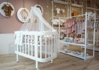 Nika Duo anti-reflux nagyobbítható babaágy – fa