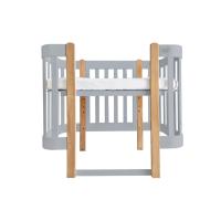 Nika Duo anti-reflux nagyobbítható babaágy – szürke falábakkal