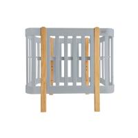 Nika Duo anti-reflux nagyobbítható babaágy – szürke falábakkal