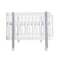 Nika Duo anti-reflux nagyobbítható babaágy – fehér szürke lábakkal