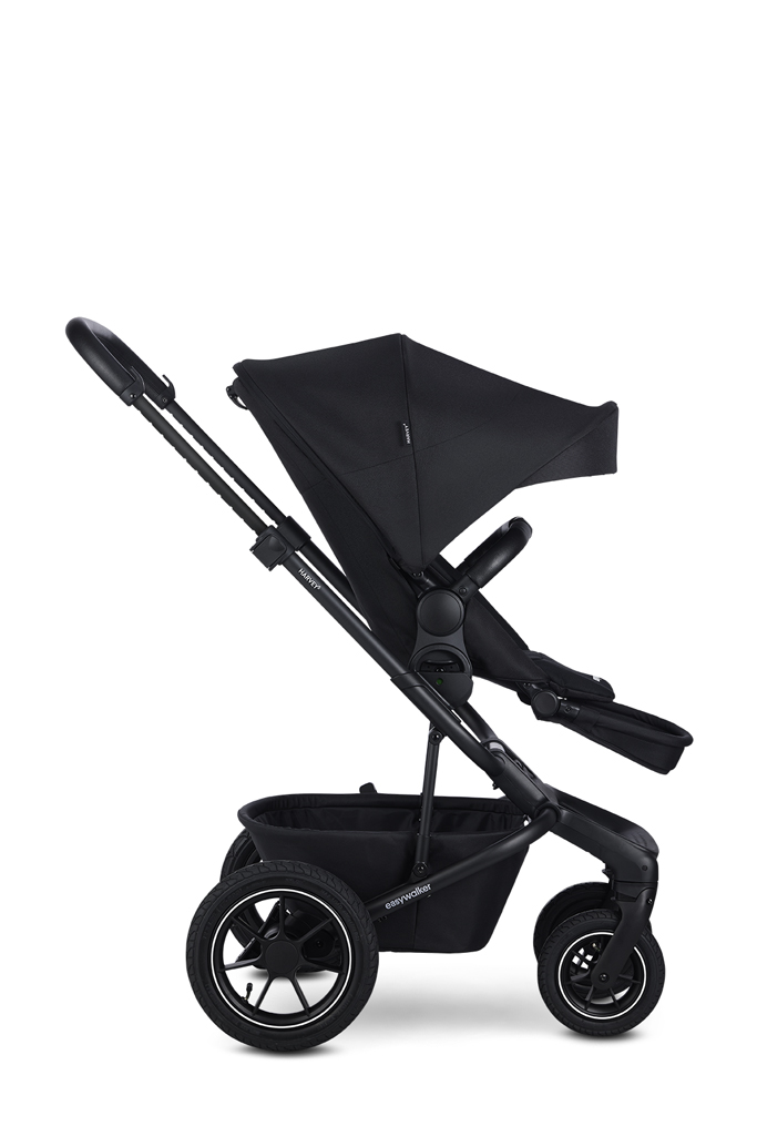 EASYWALKER Kombinált babakocsi Harvey⁵ Midnight Black XXL AIR