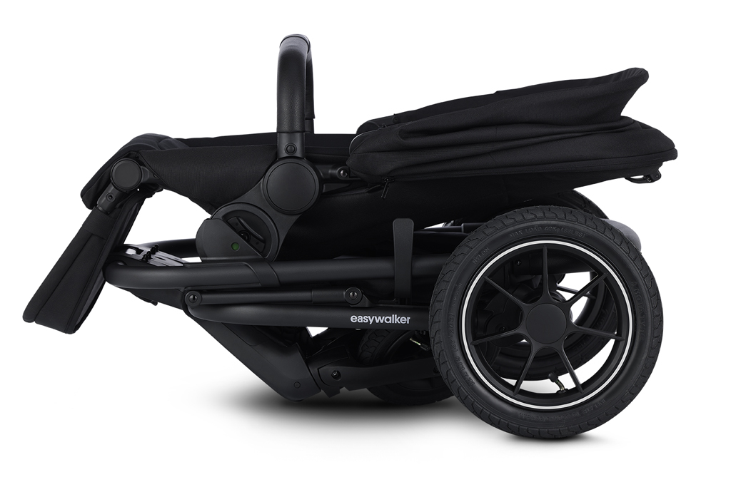 EASYWALKER Kombinált babakocsi Harvey⁵ Midnight Black XXL AIR