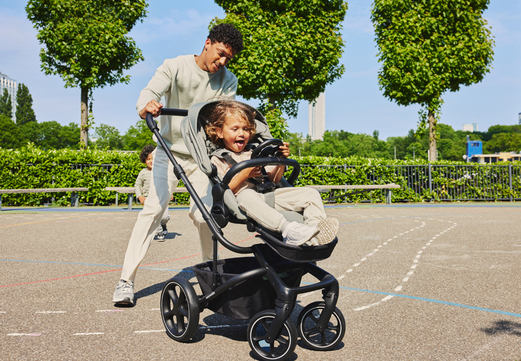 EASYWALKER Kombinált babakocsi Harvey⁵ Midnight Black XXL AIR