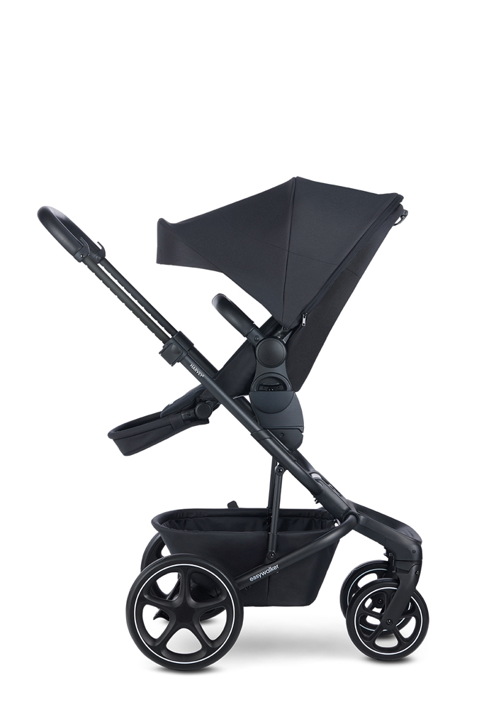 EASYWALKER Kombinált babakocsi Harvey⁵ Midnight Black XXL RWS