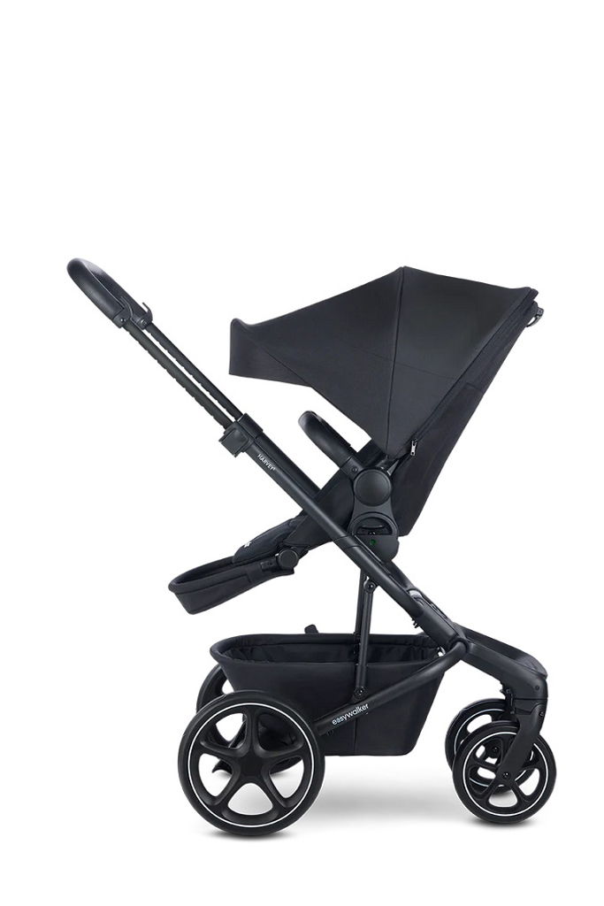 EASYWALKER Kombinált babakocsi Harvey⁵ Midnight Black XXL RWS