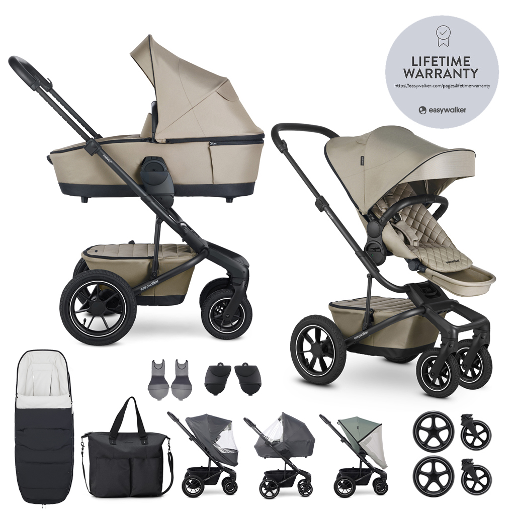 EASYWALKER Kombinált babakocsi Harvey⁵ Premium Pearl Taupe XXL AIR