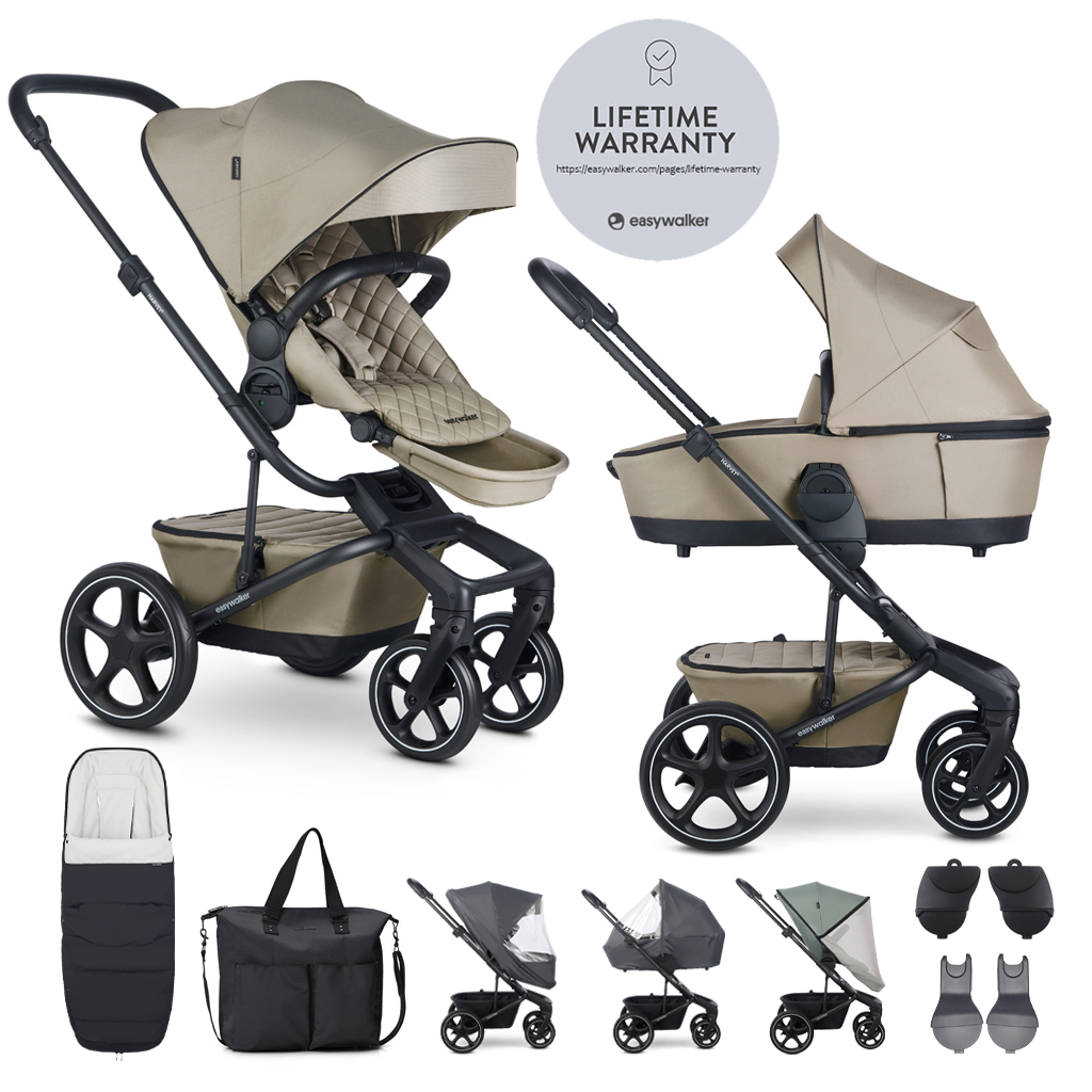 EASYWALKER Kombinált babakocsi Harvey⁵ Premium Pearl Taupe XXL RWS
