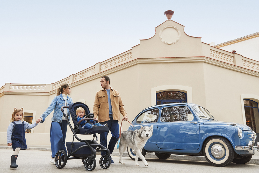 EASYWALKER Kombinált babakocsi Jimmey Indigo Blue XXL RWS