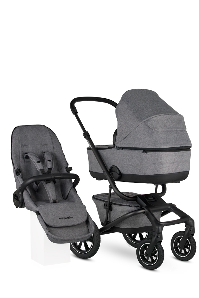 EASYWALKER Kombinált babakocsi Jimmey Iris Grey XXL AIR + RWS