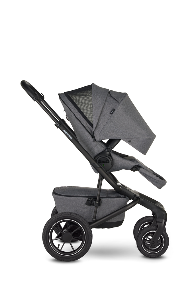 EASYWALKER Kombinált babakocsi Jimmey Iris Grey XXL AIR + RWS