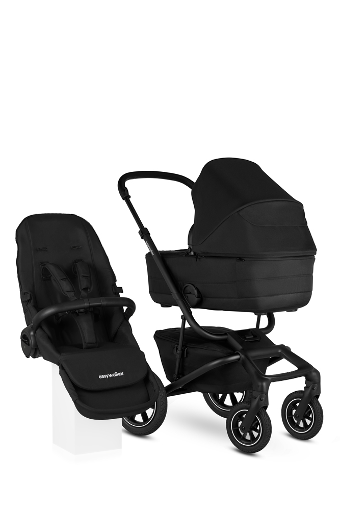 EASYWALKER Kombinált babakocsi Jimmey Pepper Black XXL AIR + RWS