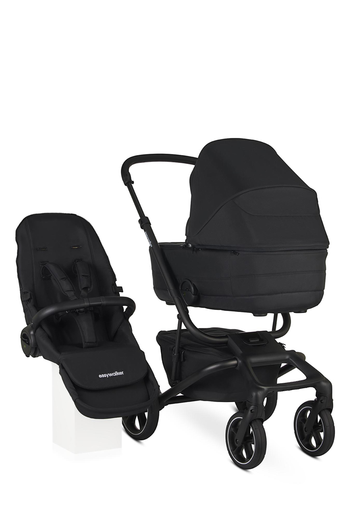 EASYWALKER Kombinált babakocsi Jimmey Pepper Black XXL RWS