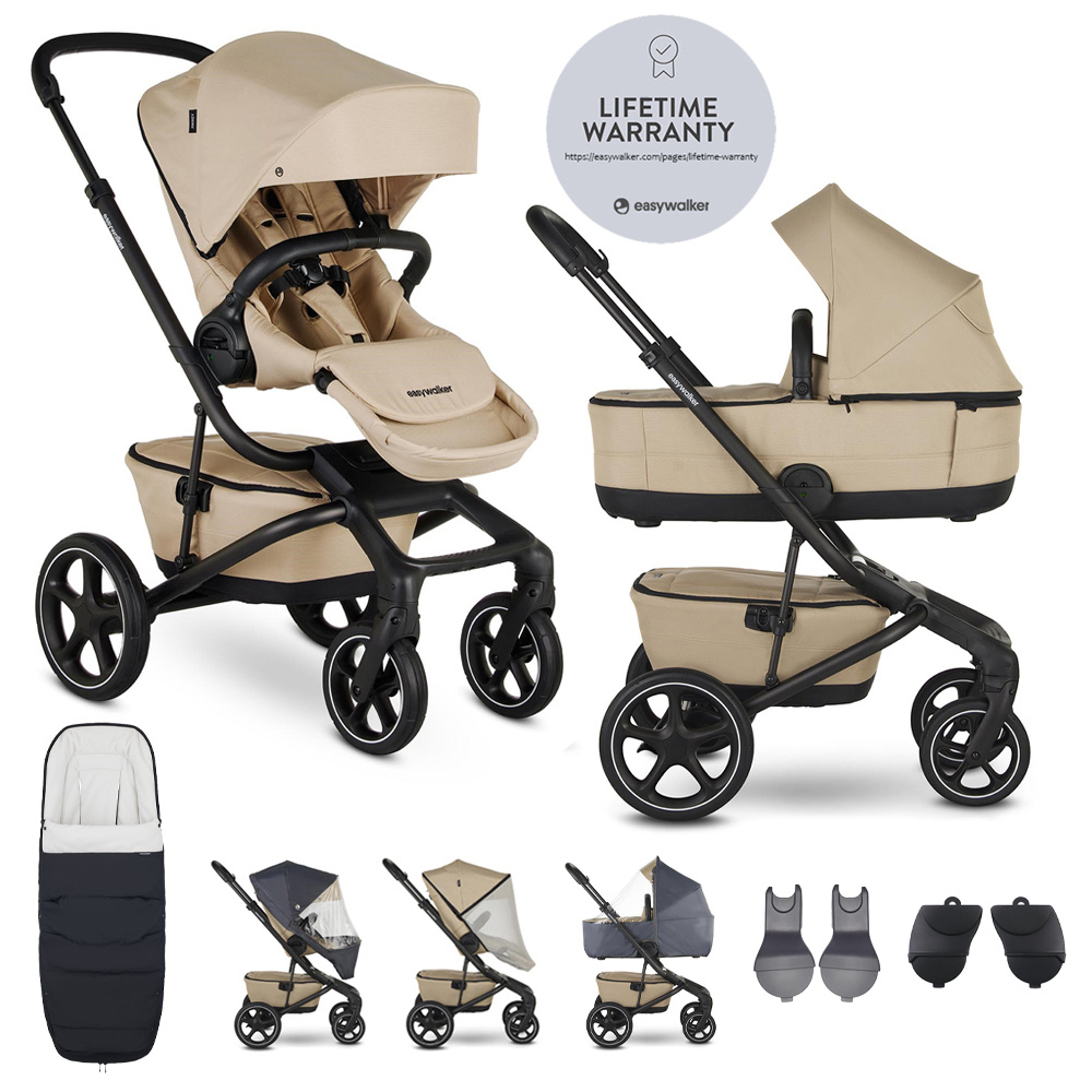 EASYWALKER Kombinált babakocsi Jimmey Sand Taupe XXL RWS