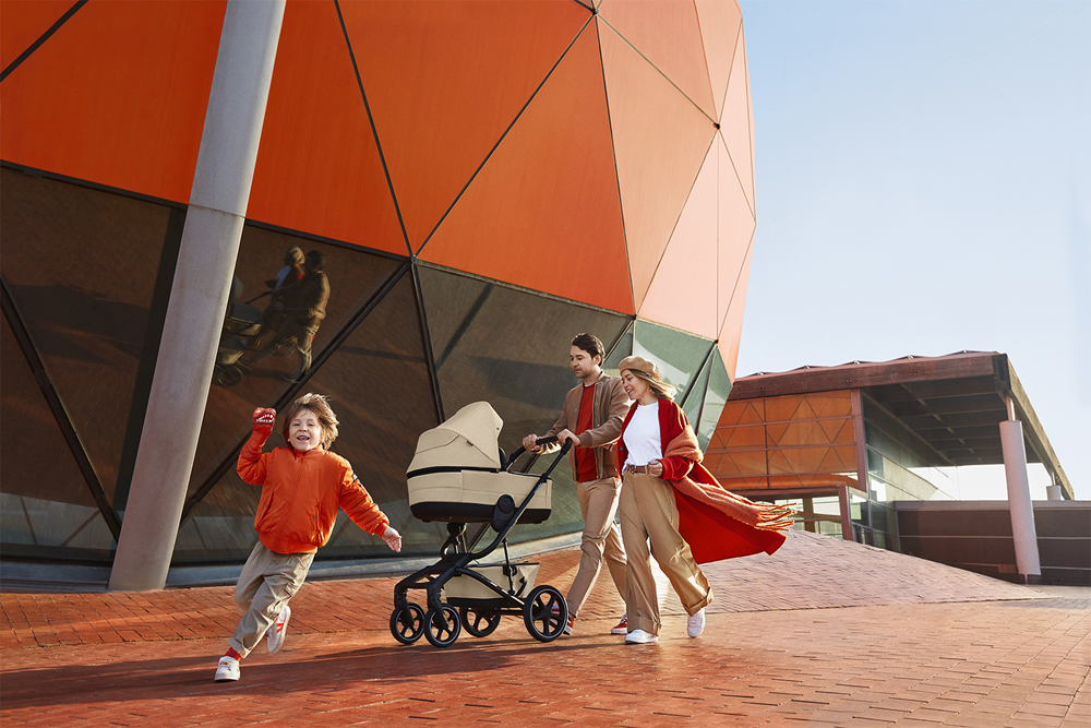 EASYWALKER Kombinált babakocsi Jimmey Sand Taupe XXL RWS