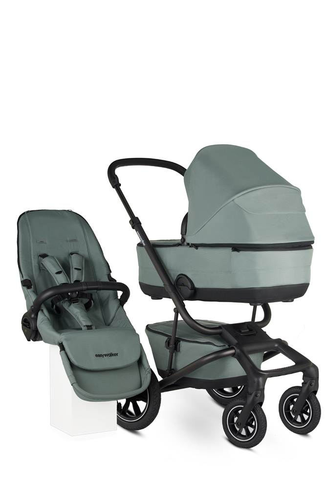 EASYWALKER Kombinált babakocsi Jimmey Thyme Green XXL AIR + RWS