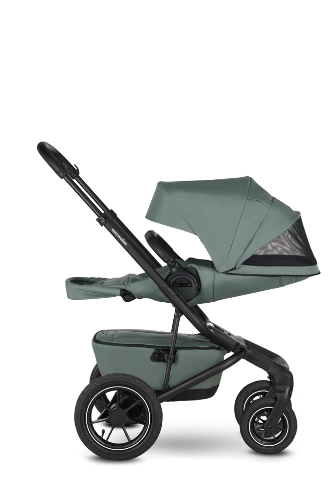 EASYWALKER Kombinált babakocsi Jimmey Thyme Green XXL AIR + RWS