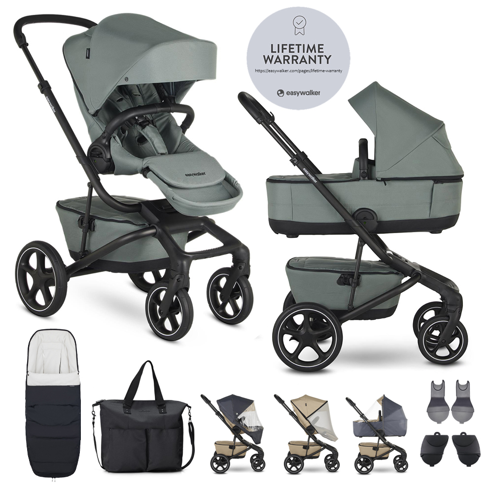 EASYWALKER Kombinált babakocsi Jimmey Thyme Green XXL RWS