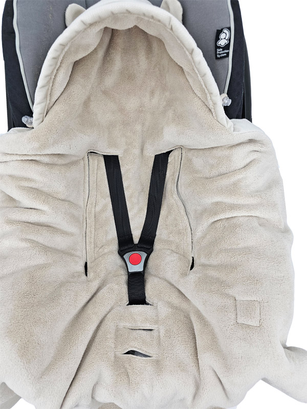 EKO autósüléshez való bundazsák Bézs