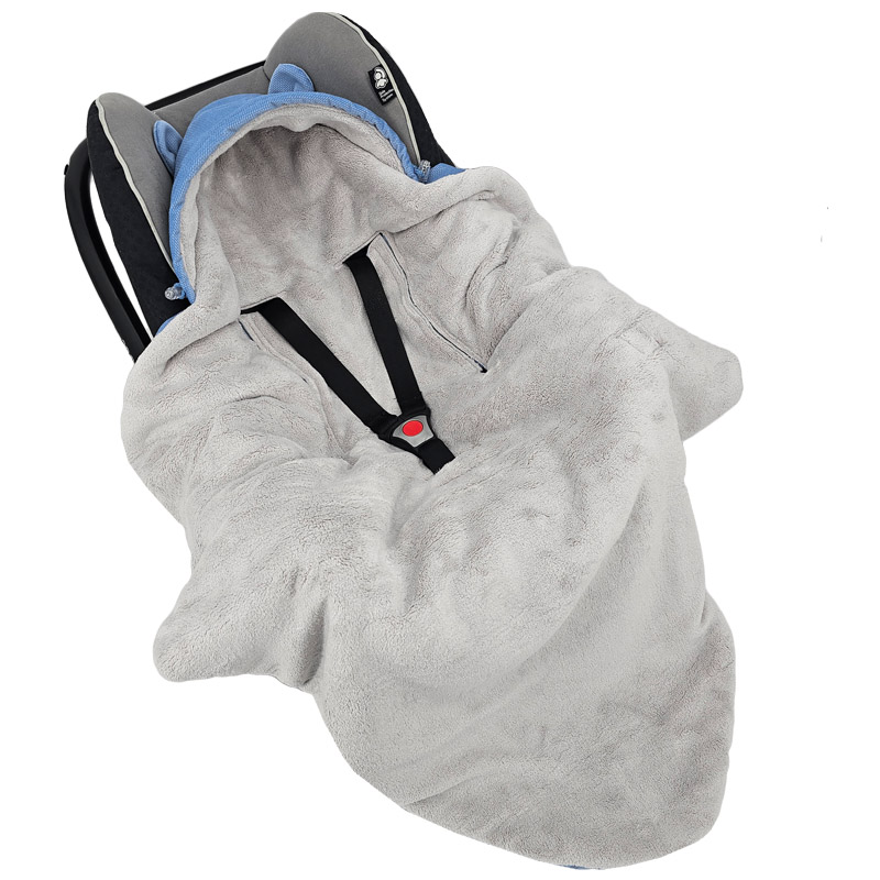 EKO Babahordozóba való bundazsák Kék