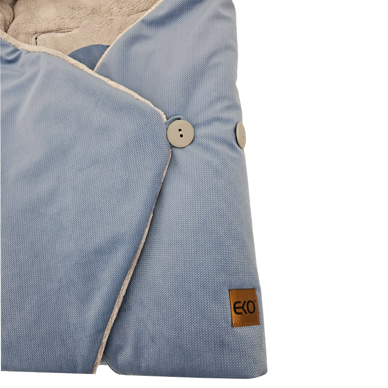 EKO Babahordozóba való bundazsák Kék