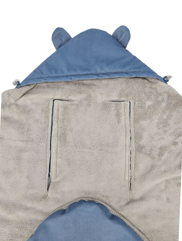 EKO Babahordozóba való bundazsák Kék