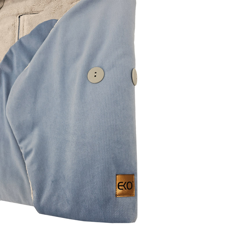 EKO Babahordozóba való bundazsák Kék