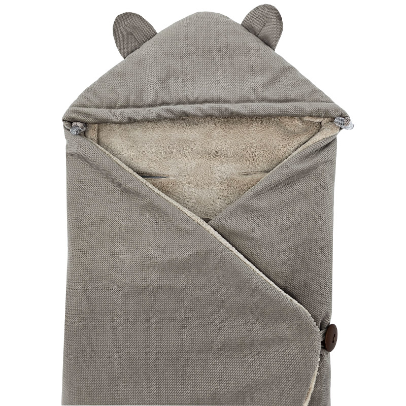 EKO autósüléshez való bundazsák Sötét Bézs