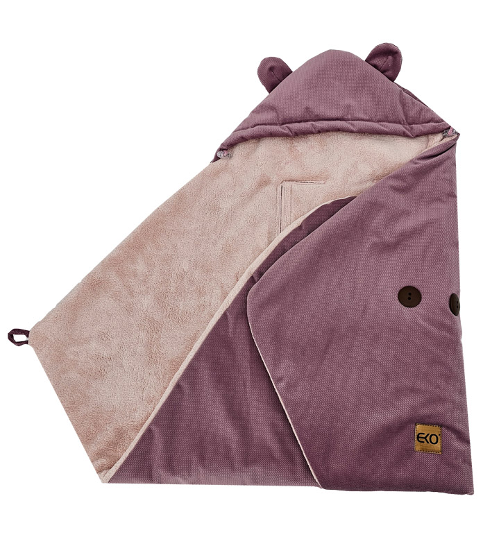 EKO Babahordozóba való bundazsák Lila