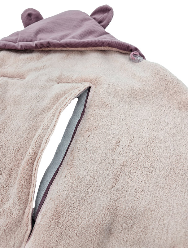 EKO Babahordozóba való bundazsák Lila