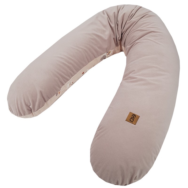 EKO Szoptatós párna My Farm Powder pink 180 cm