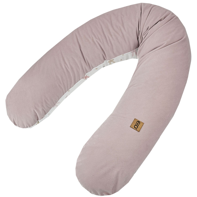 EKO Szoptatós párna Velvet Nyuszi rózsaszín 180 cm