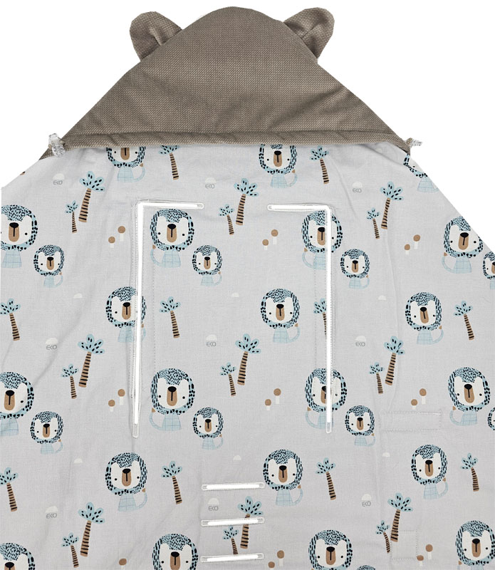 EKO Alvózsák autósüléshez Velvet Lion bézs