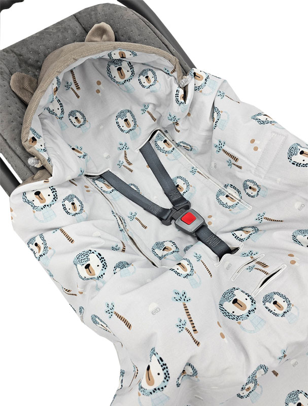 EKO Alvózsák autósüléshez Velvet Lion bézs