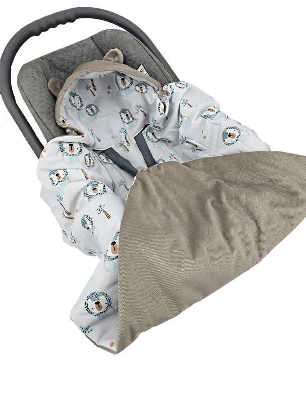 EKO Alvózsák autósüléshez Velvet Lion bézs