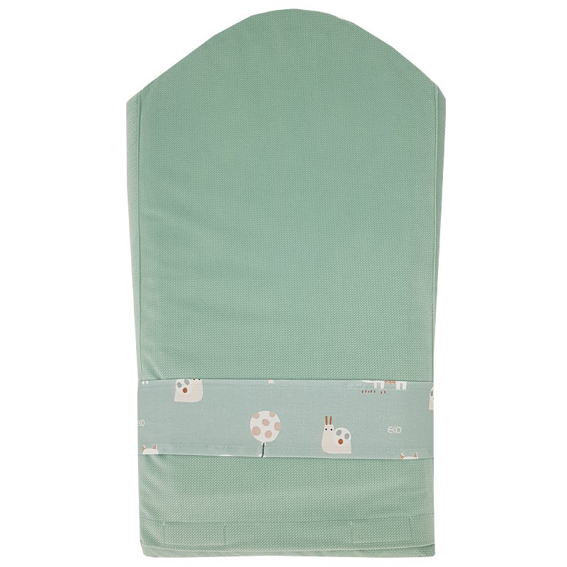 EKO Takaró pamutból kókusz kivehető betéttel VELVET Dogs Mint 75x75 cm