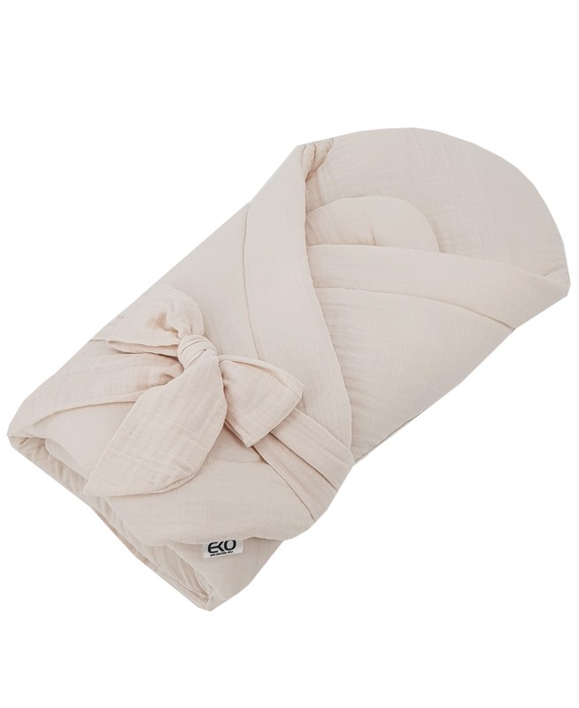 EKO Muszlin pólya bélelés nélkül Beige 75x75 cm