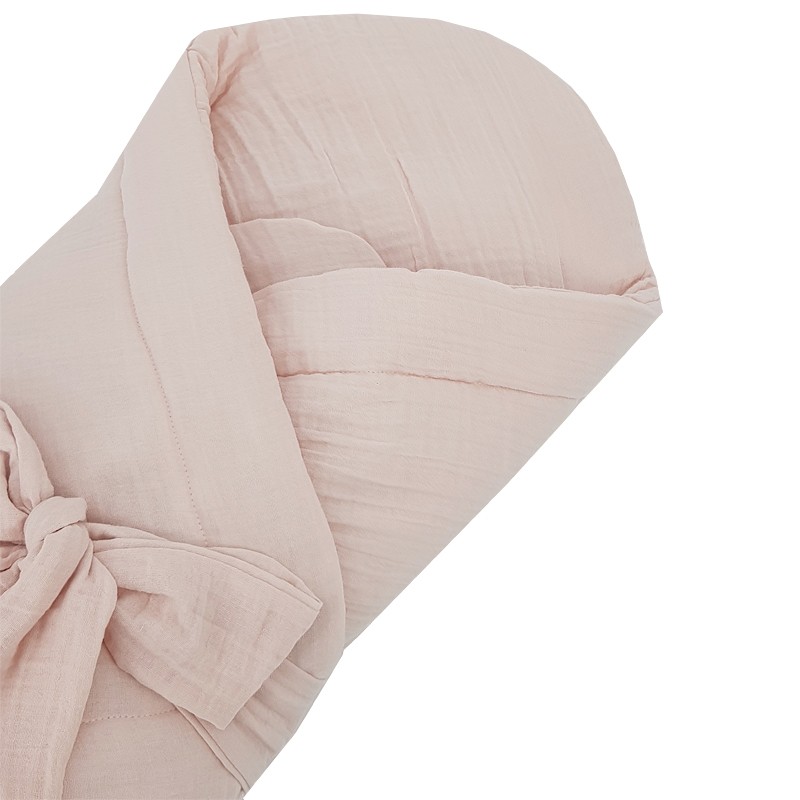 EKO Muszlin pólya megerősítés nélkül Powder pink 75x75 cm