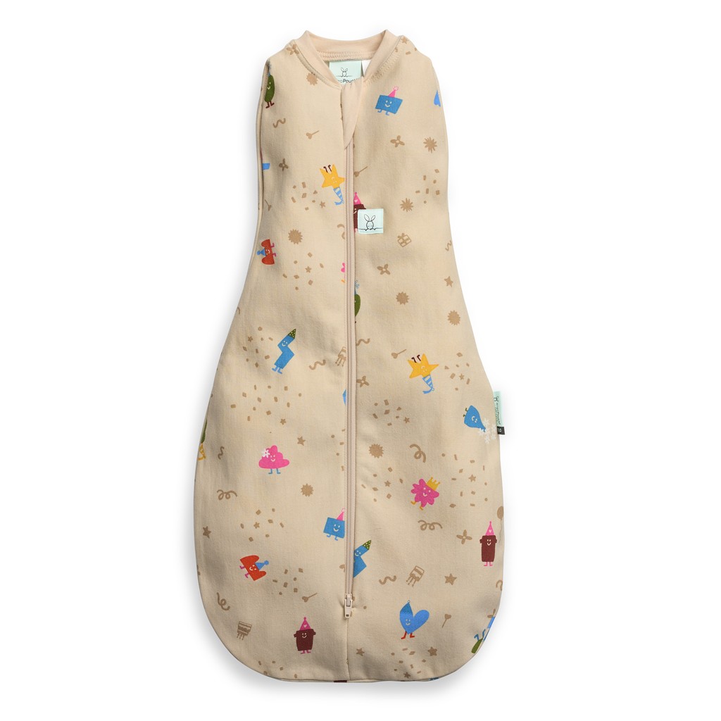 ERGOPOUCH Zavinovačka a vak na spanie 2v1 Cocoon Birthday Blobs 6-12 m, 8-10 kg, 1 tog