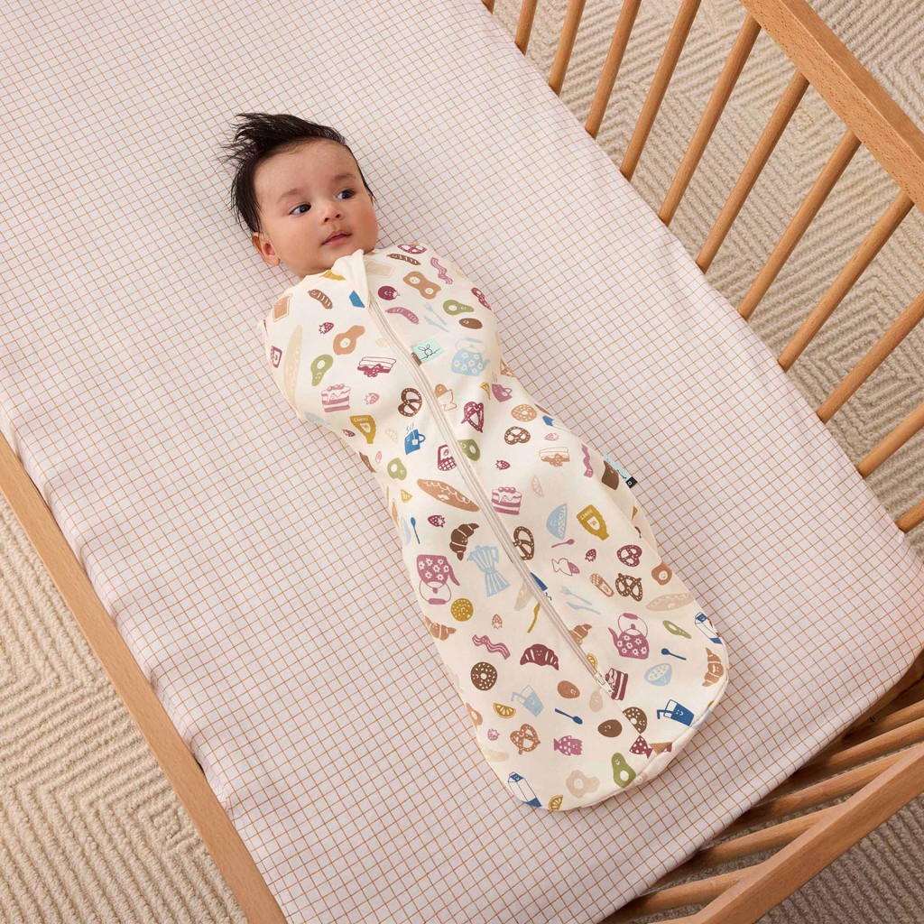 ERGOPOUCH Zavinovačka a vak na spanie 2v1 Cocoon Bon Appetit 6-12 m, 8-10 kg, 0,2 tog