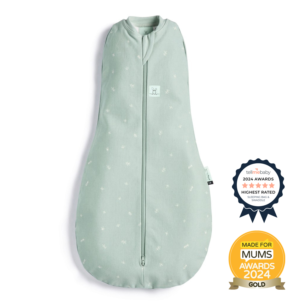 ERGOPOUCH Zavinovačka a vak na spanie 2v1 Cocoon Sage 0-3 m, 3-6 kg, 0,2 tog
