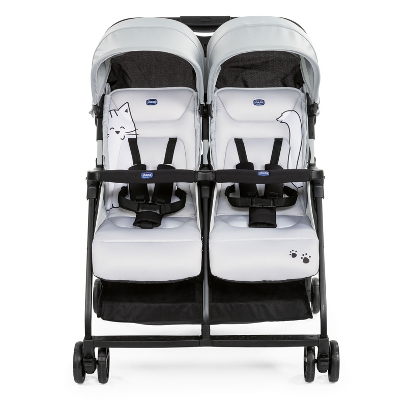 CHICCO Ikerbabakocsi sport Ohlala Twin Silver Cat